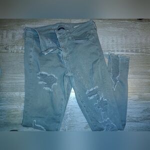 American Eagle Outfitters Light Green Jeggings